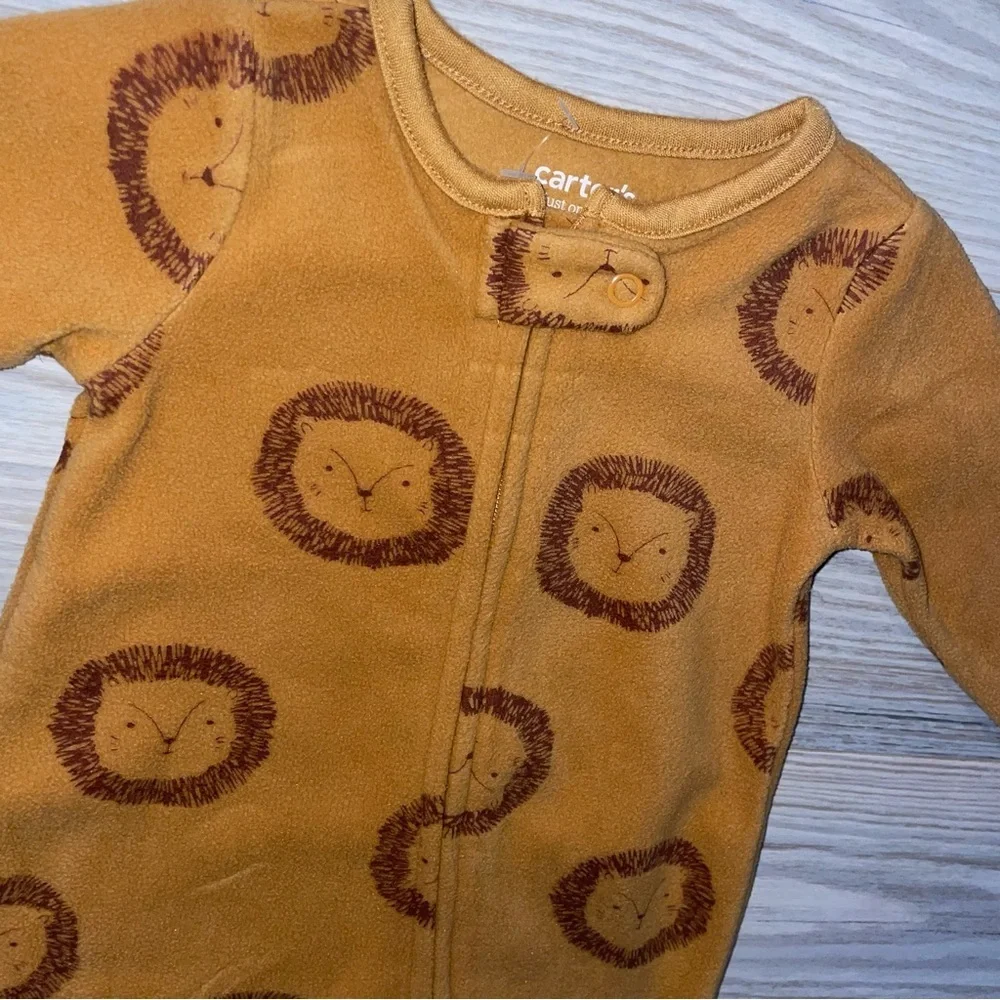 Carter’s Baby Boys Lion Fleece Sleep & Play 3 Months